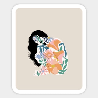 you are a flower Sticker